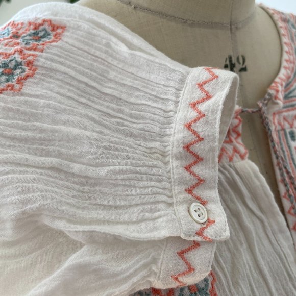 Joie Boho Embroidered Blouse - Picture 6 of 9
